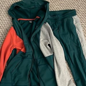 Size 16 Tea Collection pants and lightweight hoodie